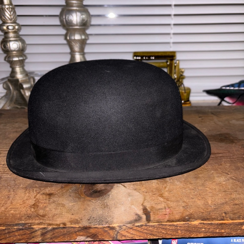 Authentic Stetson Bowler hat 7 1/4      267284 - Picture 2 of 15